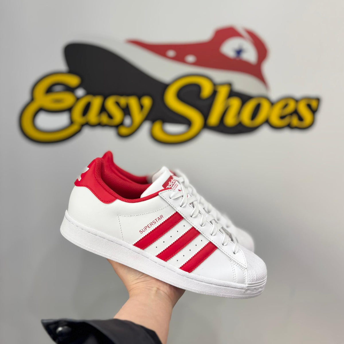 SUPERSTAR WHITE RED