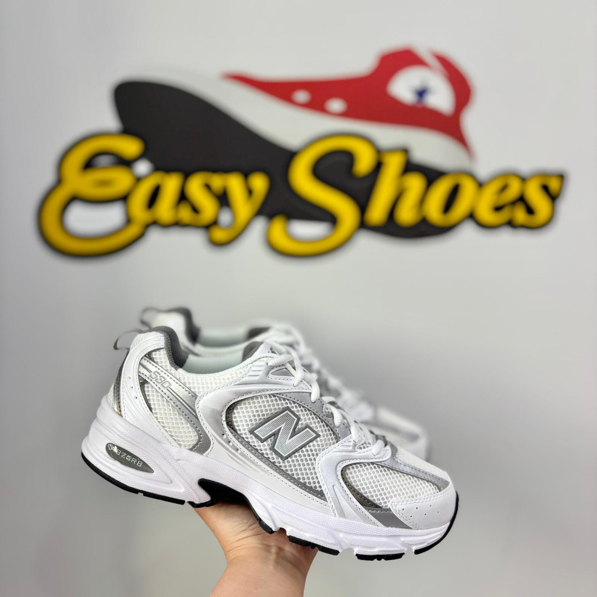 NB 530 WHITE GREY